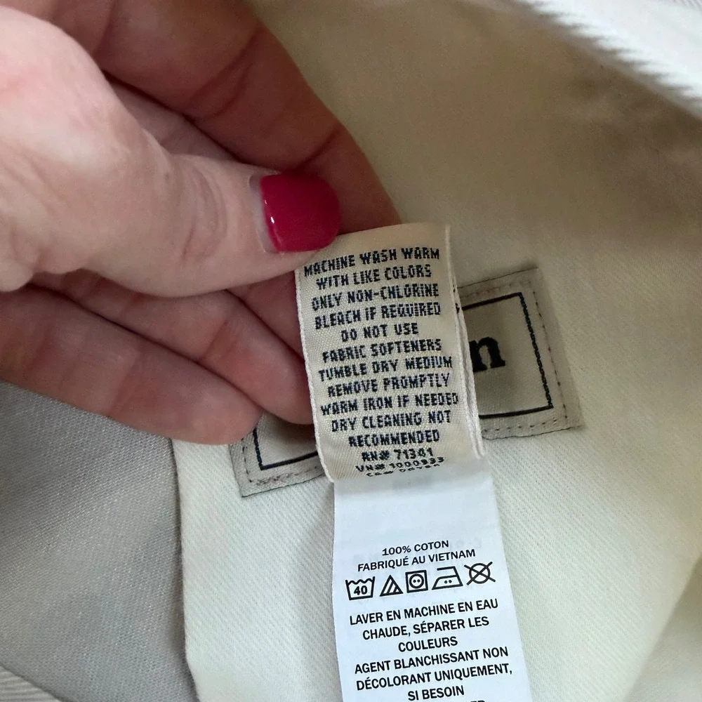 LL Bean Mens Classic Fit Chino Pants 38x30 (29.5) Stone Light Khaki Cotton Gorp - Picture 6 of 10